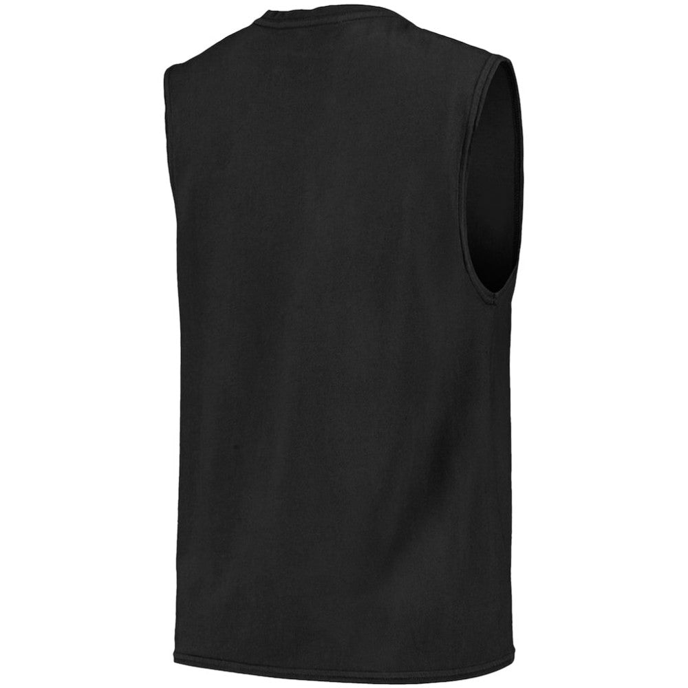Colorado Rockies Majestic Threads Softhand Muscle Tank Top Black