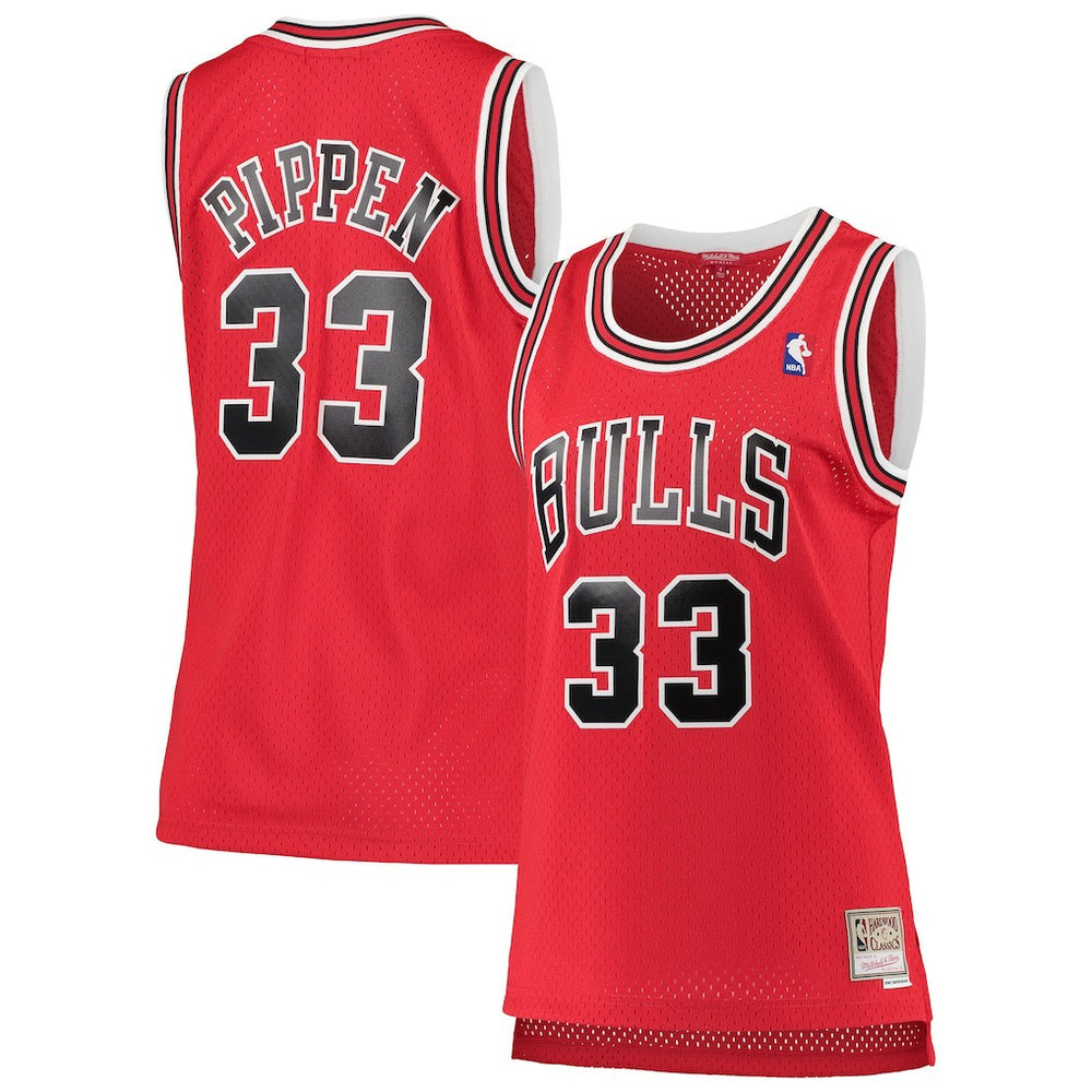 Scottie Pippen Chicago Bulls Women's 1997/98 Hardwood Classics Swingman Jersey sale - Red