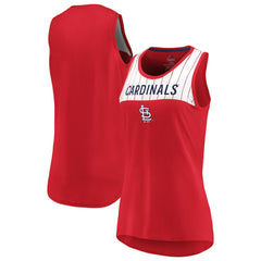St. Louis Cardinals Majestic Women's Break From Tradition Tank Top  Red