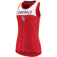 St. Louis Cardinals Majestic Women's Break From Tradition Tank Top  Red