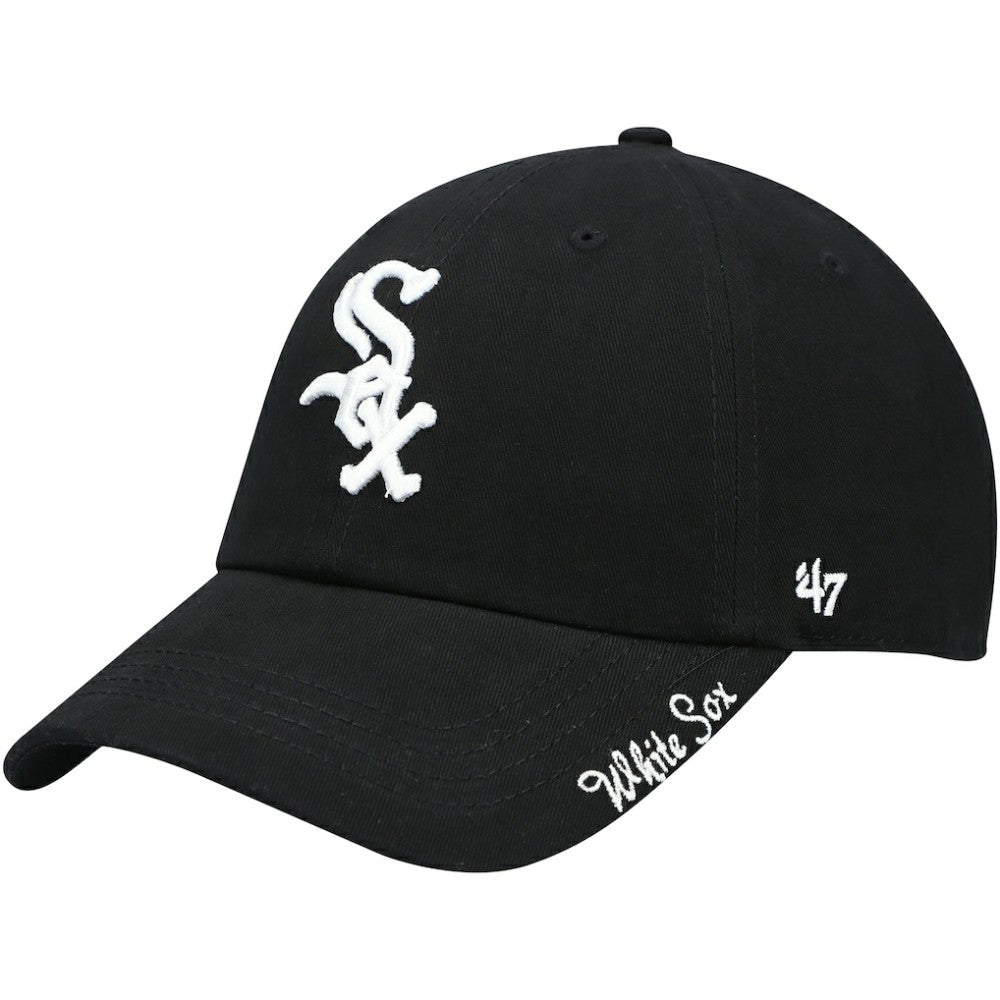 Chicago White Sox Women's Team Miata Clean Up Adjustable Hat Black | 47 brand