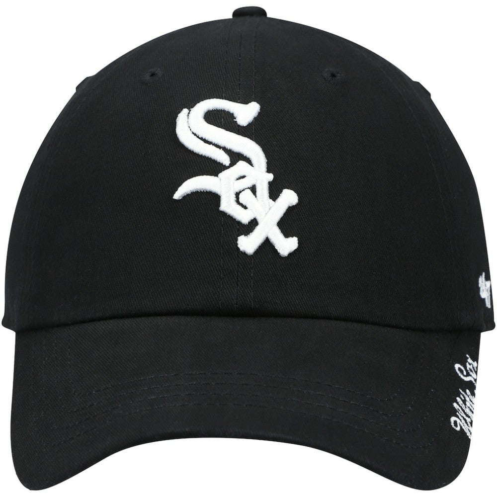 Chicago White Sox Women's Team Miata Clean Up Adjustable Hat Black | 47 brand