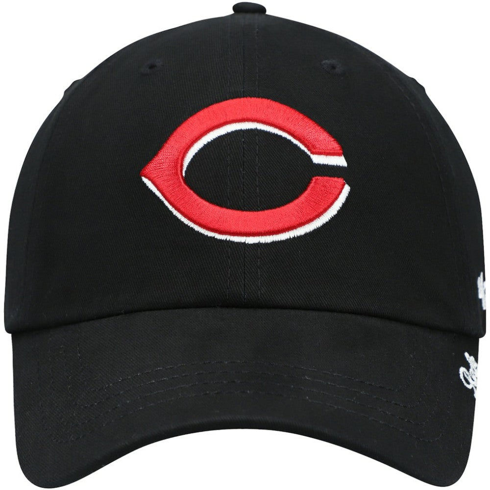 Cincinnati Reds Women's Team Miata Clean Up Adjustable Hat Black | 47 brand