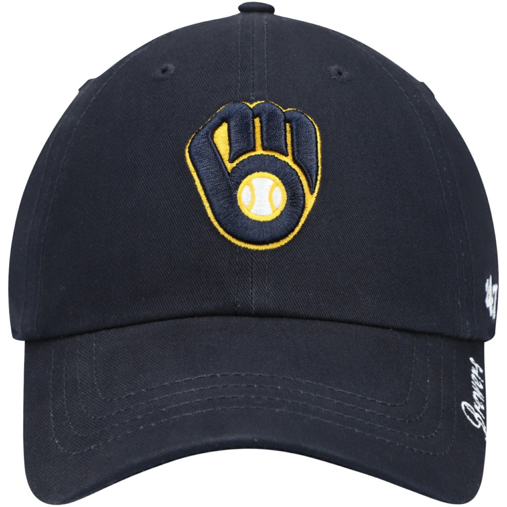 Milwaukee Brewers Women's Team Miata Clean Up Adjustable Hat Navy | 47 brand