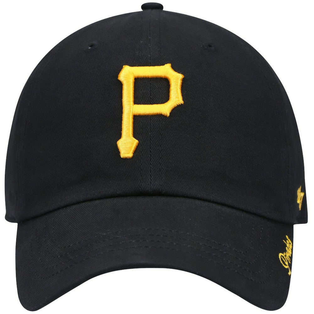 Pittsburgh Pirates Women's Team Miata Clean Up Adjustable Hat Black | 47 brand