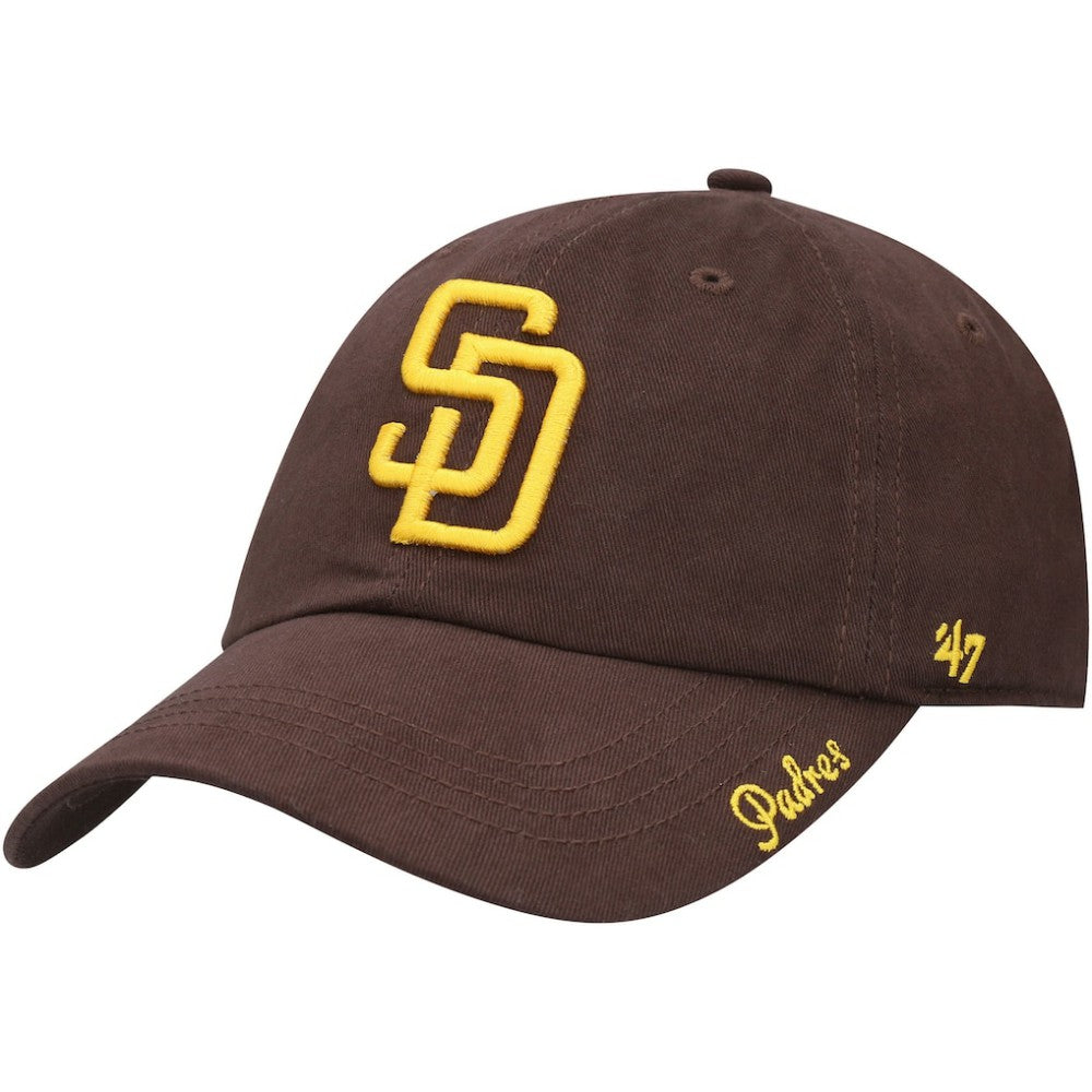 San Diego Padres Women's Team Miata Clean Up Adjustable Hat Brown | 47 brand