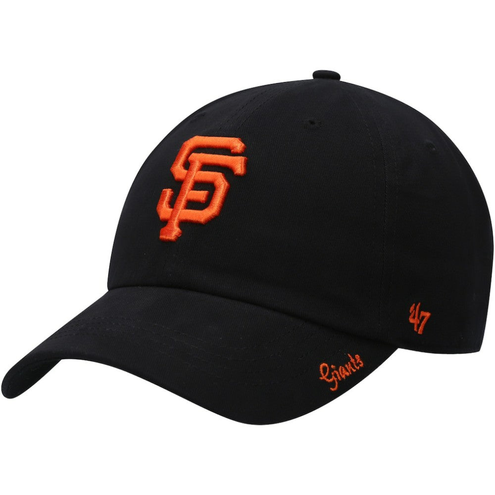 San Francisco Giants Women's Team Miata Clean Up Adjustable Hat Black | 47 brand
