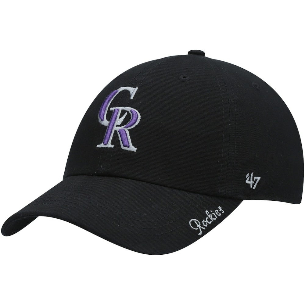Colorado Rockies Women's Team Miata Clean Up Adjustable Hat Black | 47 brand
