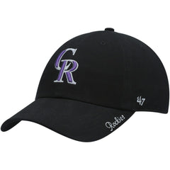 Colorado Rockies Women's Team Miata Clean Up Adjustable Hat Black | 47 brand