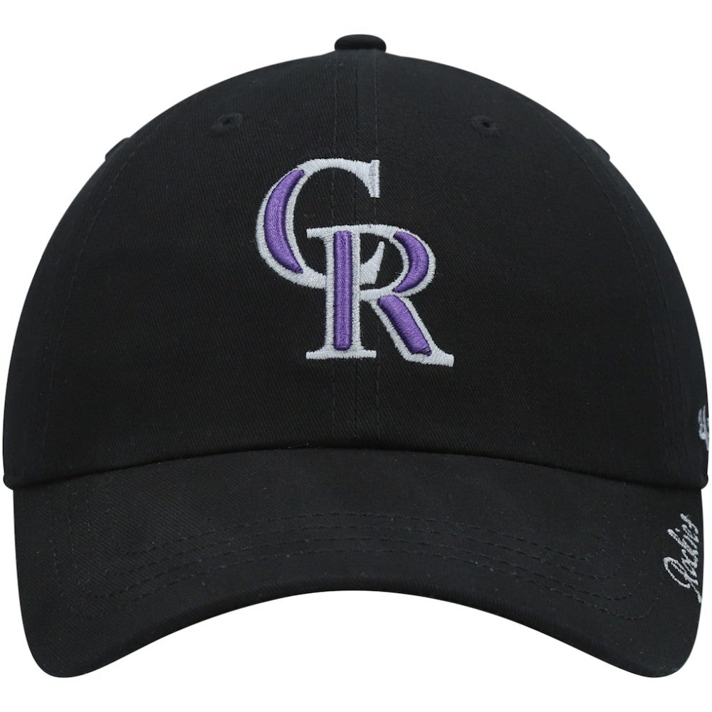 Colorado Rockies Women's Team Miata Clean Up Adjustable Hat Black | 47 brand