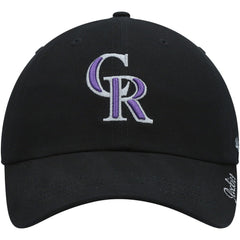 Colorado Rockies Women's Team Miata Clean Up Adjustable Hat Black | 47 brand