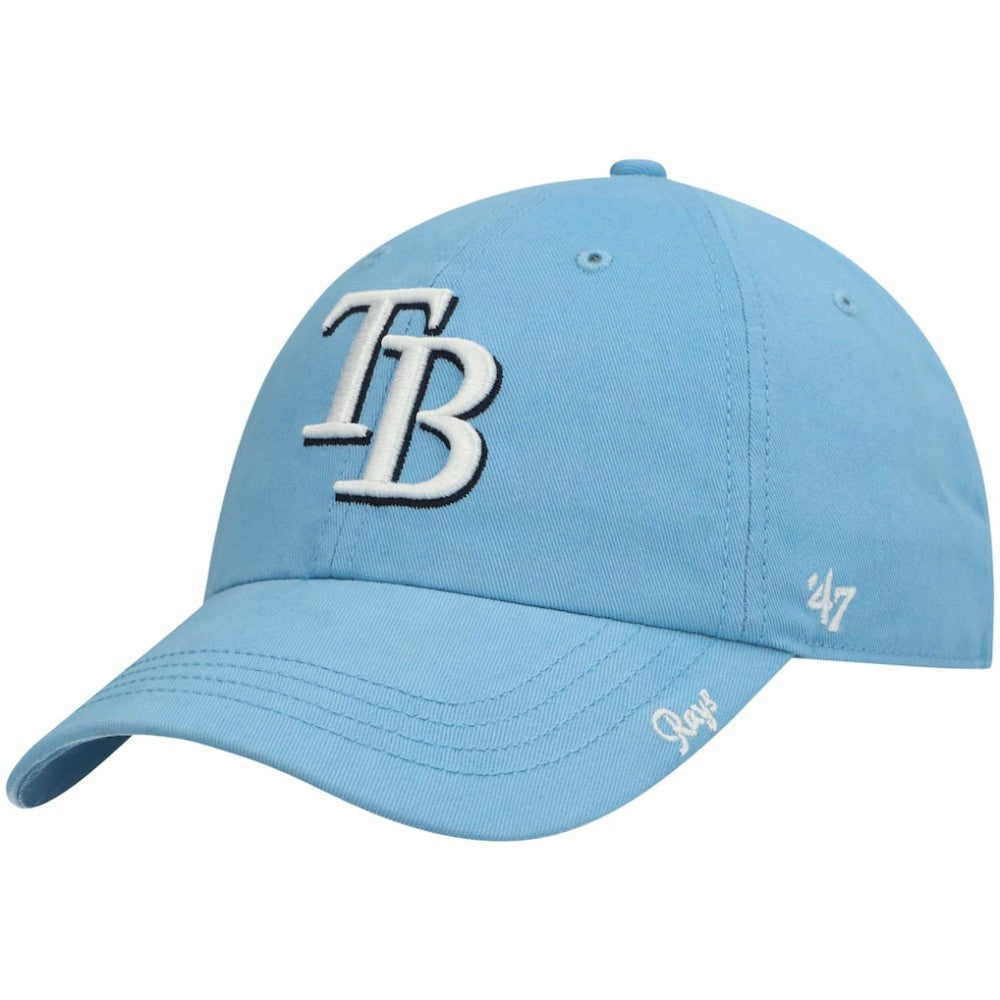 Tampa Bay Rays Women's Team Miata Clean Up Adjustable Hat Light Blue | 47 brand