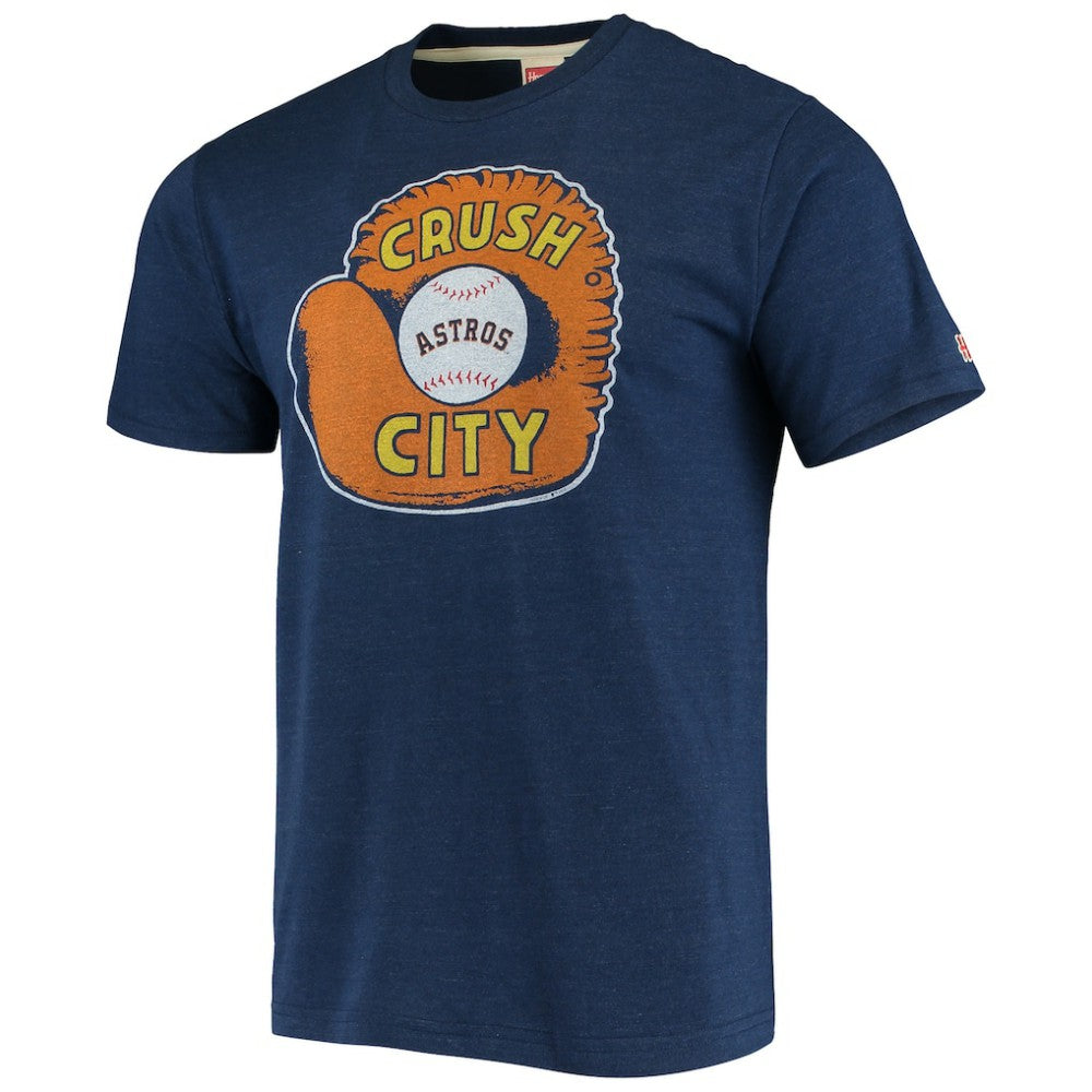 Houston Astros Hyperlocal Tri-Blend T-Shirt Navy