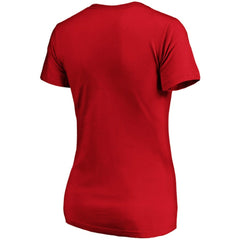 Philadelphia Phillies Women's Victory Script V-Neck T-Shirt Red