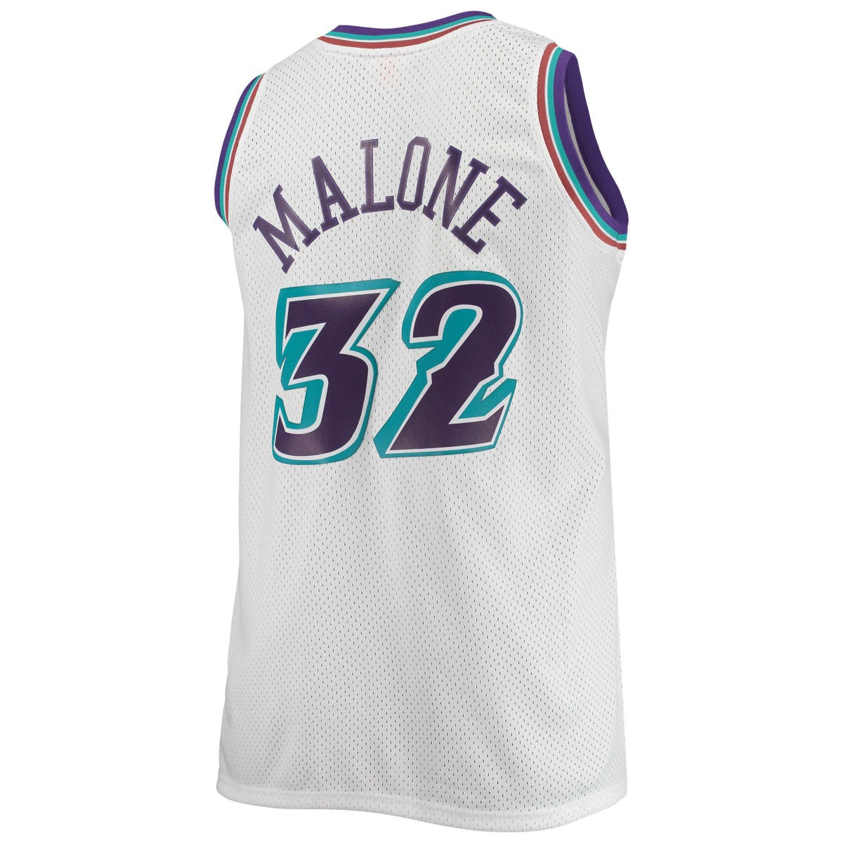Karl Malone Utah Jazz 1996/97 Big & Tall Hardwood Classics Swingman Jersey - White