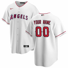 Los Angeles Angels Home Replica Custom Jersey White | Nike