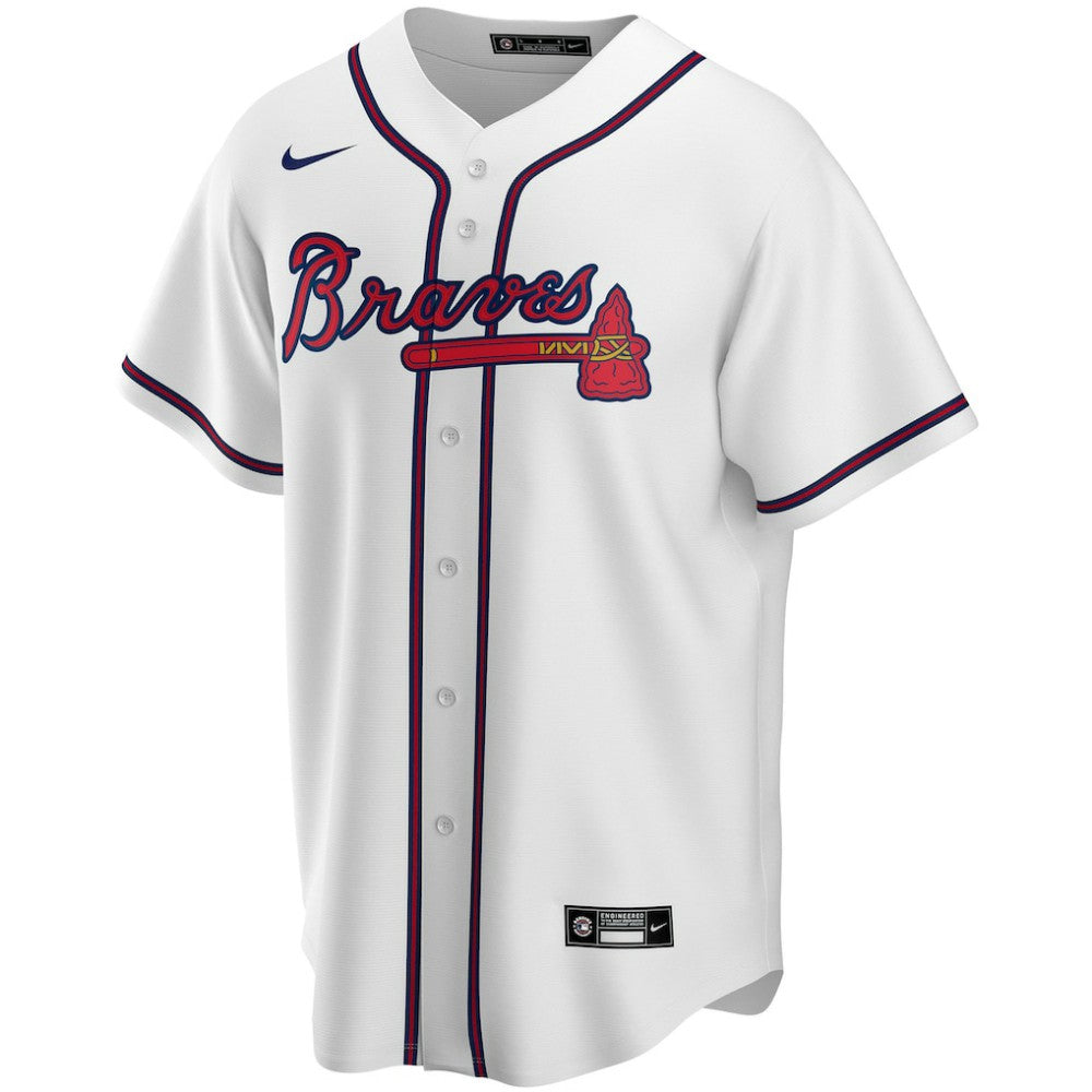 Atlanta Braves Home Replica Custom Jersey White | Nike