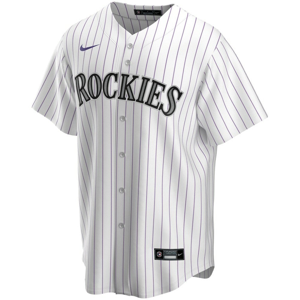 Colorado Rockies Home Replica Custom Jersey White | Nike