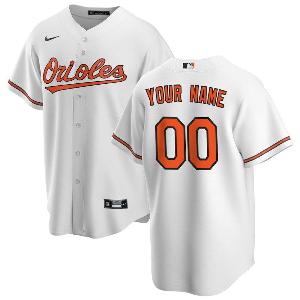 Baltimore Orioles Home Replica Custom Jersey White | Nike