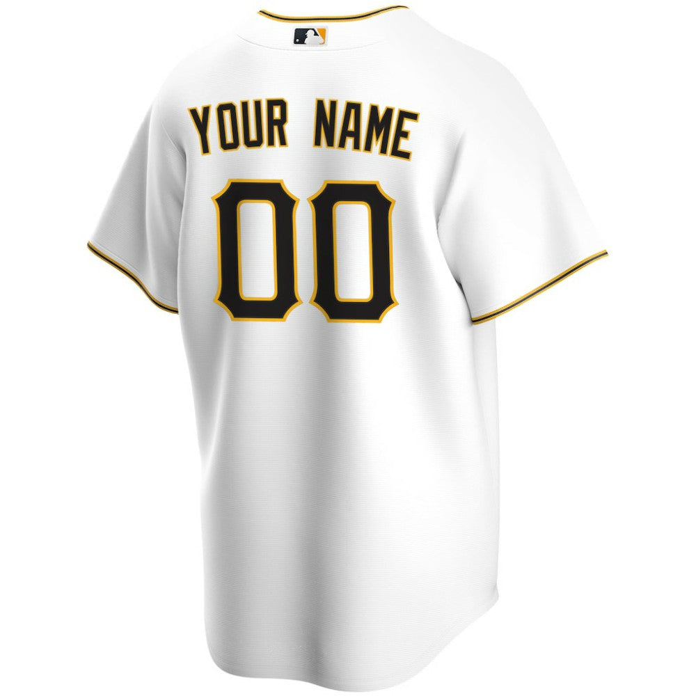 Pittsburgh Pirates Home Replica Custom Jersey White | Nike