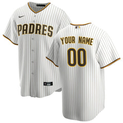 San Diego Padres Home Replica Custom Jersey White | Nike