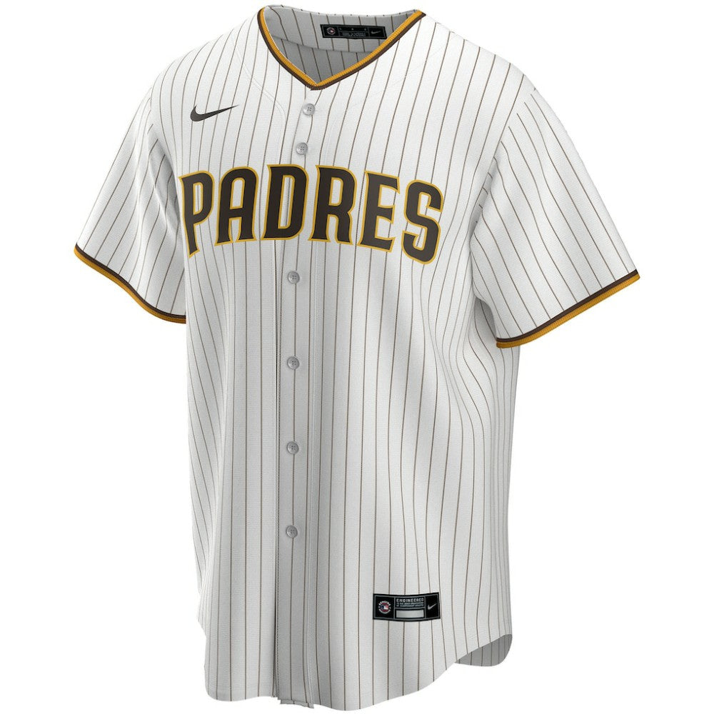 San Diego Padres Home Replica Custom Jersey White | Nike