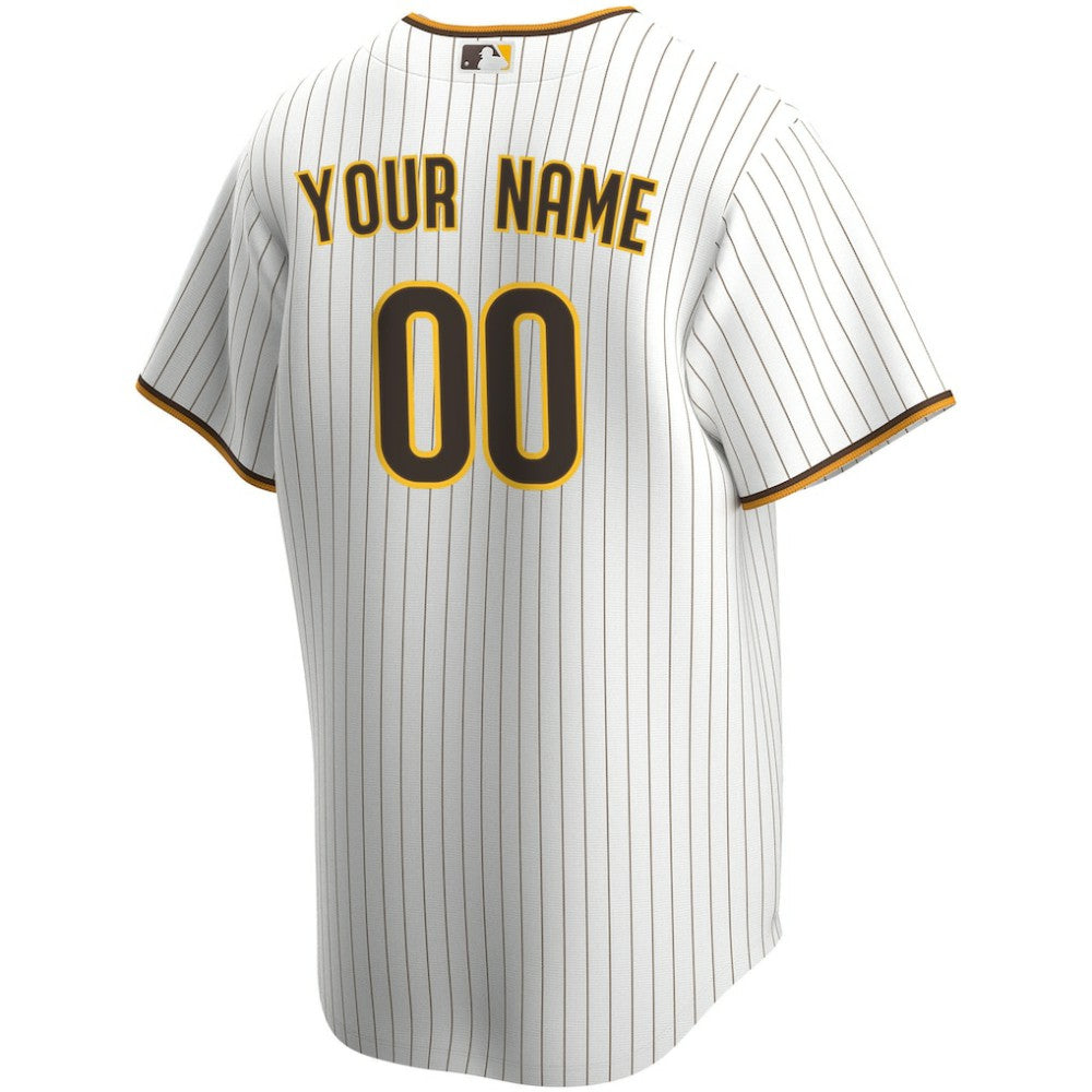 San Diego Padres Home Replica Custom Jersey White | Nike