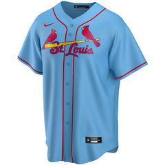 St. Louis Cardinals Alternate Replica Custom Jersey Light Blue | Nike