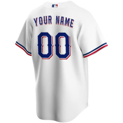 Texas Rangers Home Replica Custom Jersey White | Nike