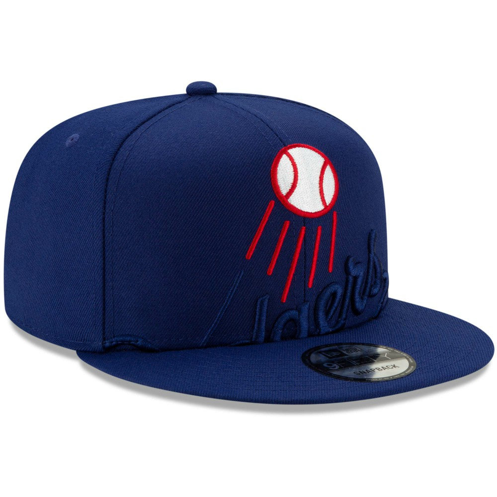 Los Angeles Dodgers Logo Elements 9FIFTY Snapback Hat Royal | New Era
