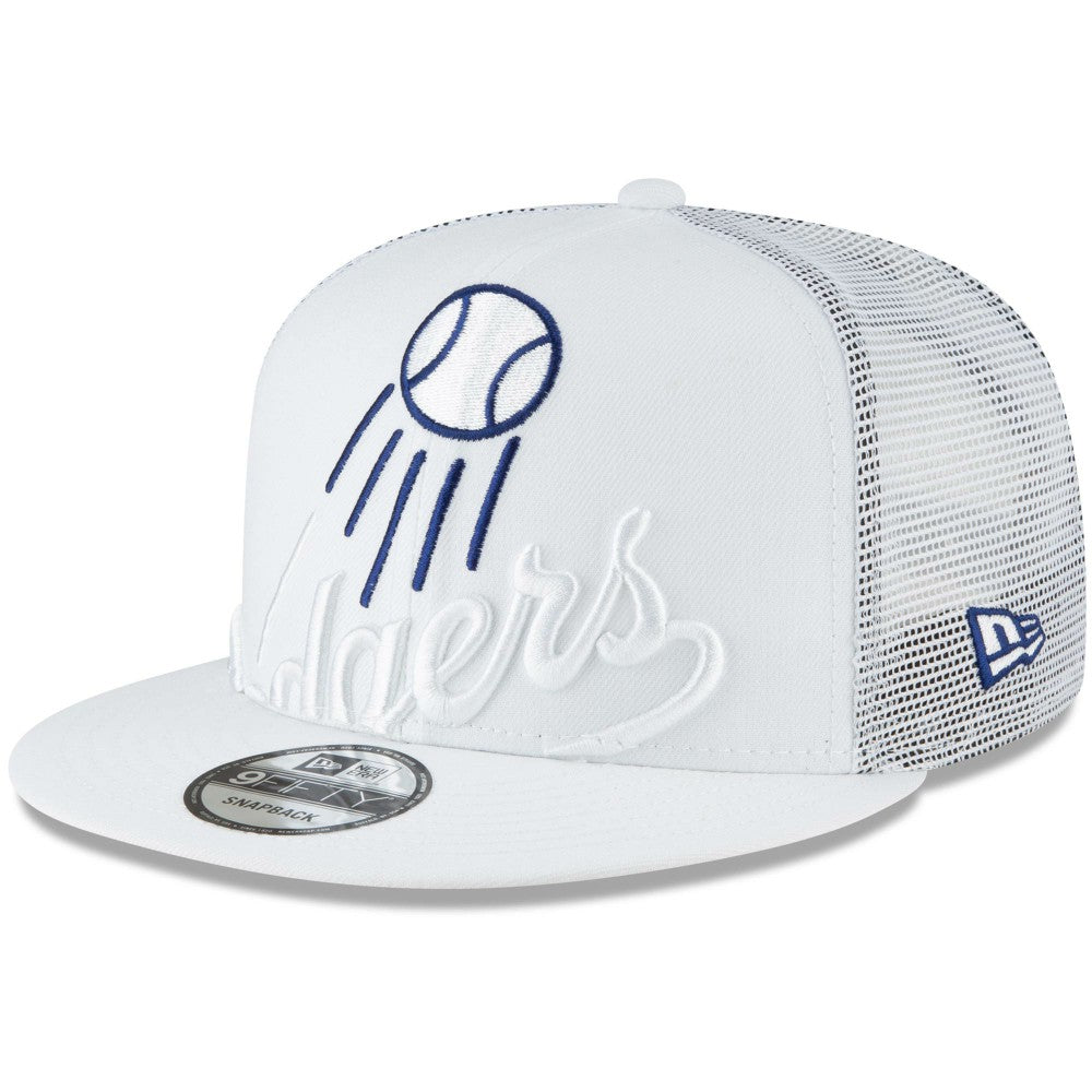 Los Angeles Dodgers Elements Trucker 9FIFTY Snapback Hat White | New Era