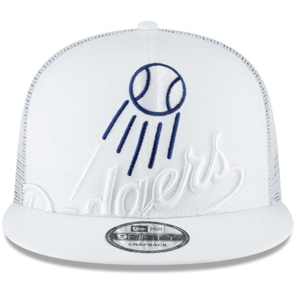 Los Angeles Dodgers Elements Trucker 9FIFTY Snapback Hat White | New Era