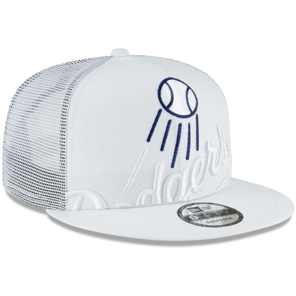 Los Angeles Dodgers Elements Trucker 9FIFTY Snapback Hat White | New Era