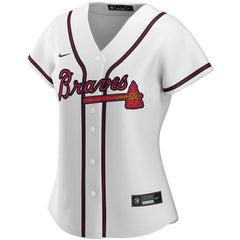 Atlanta Braves Women's Home Replica Custom Jersey White | Nike
