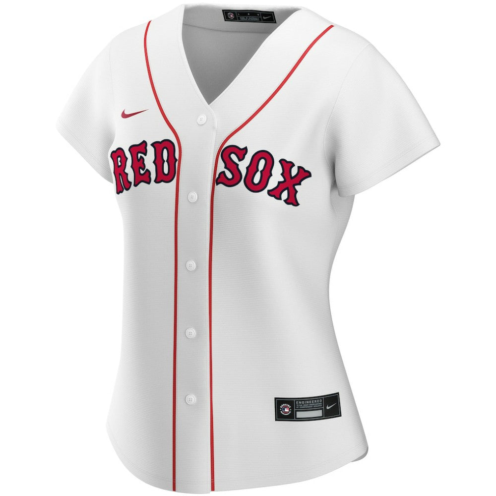 Boston Red Sox Women's Home Replica Custom Jersey White | Nike