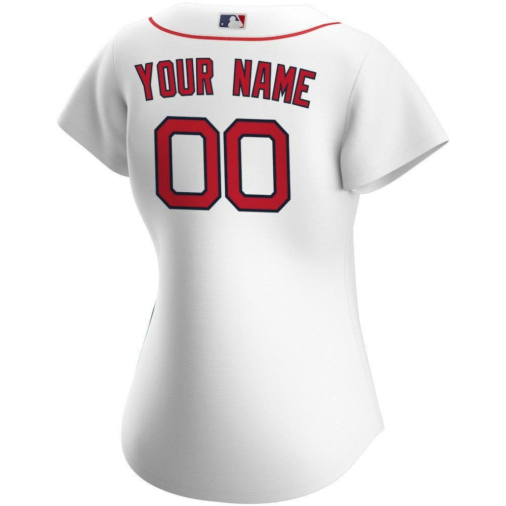Boston Red Sox Women's Home Replica Custom Jersey White | Nike