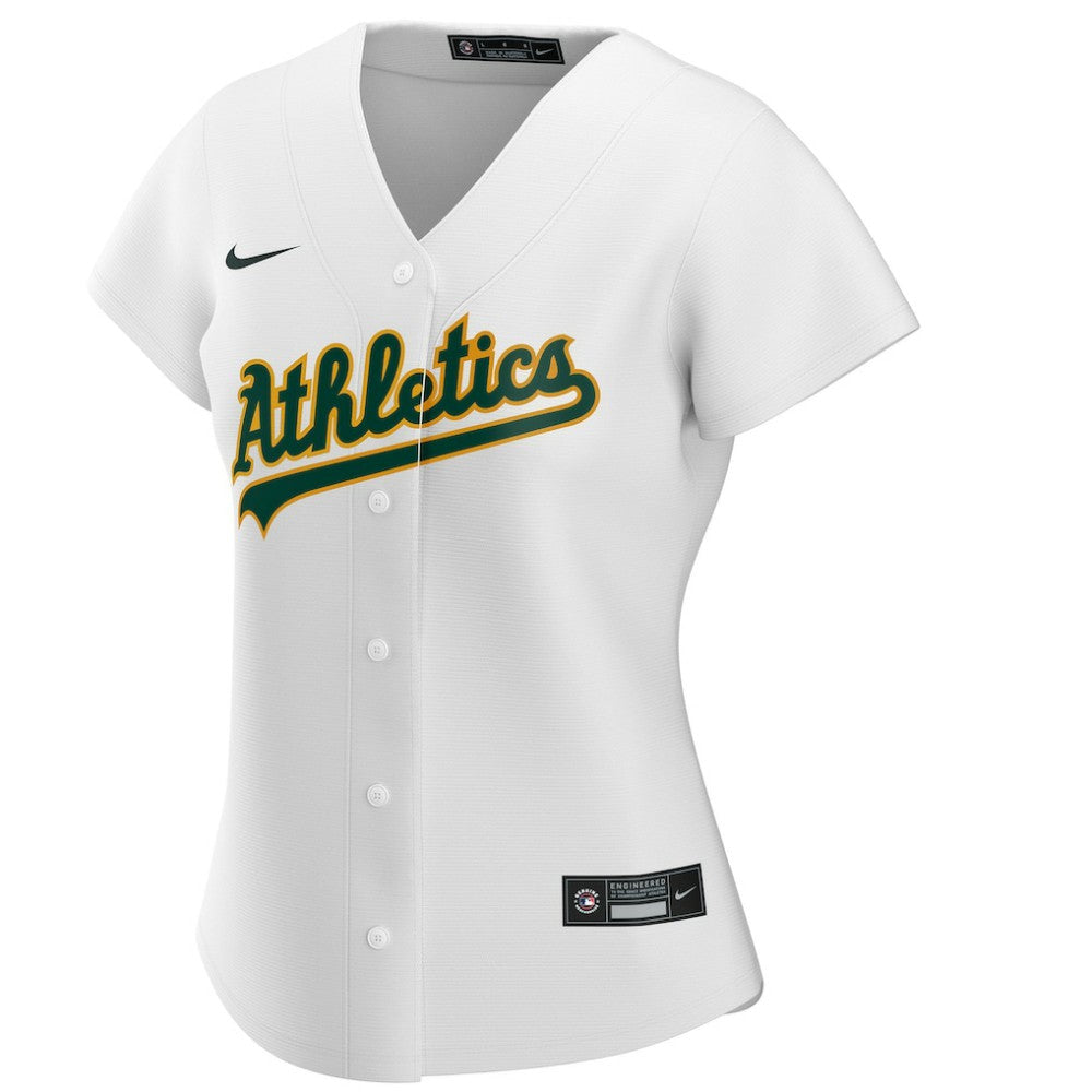 Athletics Women's Home Replica Custom Jersey - White