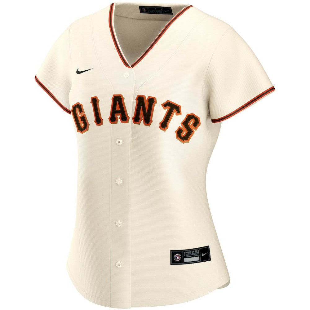 San Francisco Giants Women's Home Replica Custom Jersey Cream | Nike