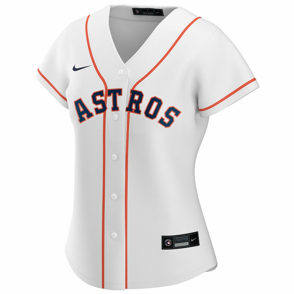 Houston Astros Women's Home Replica Custom Jersey White | Nike