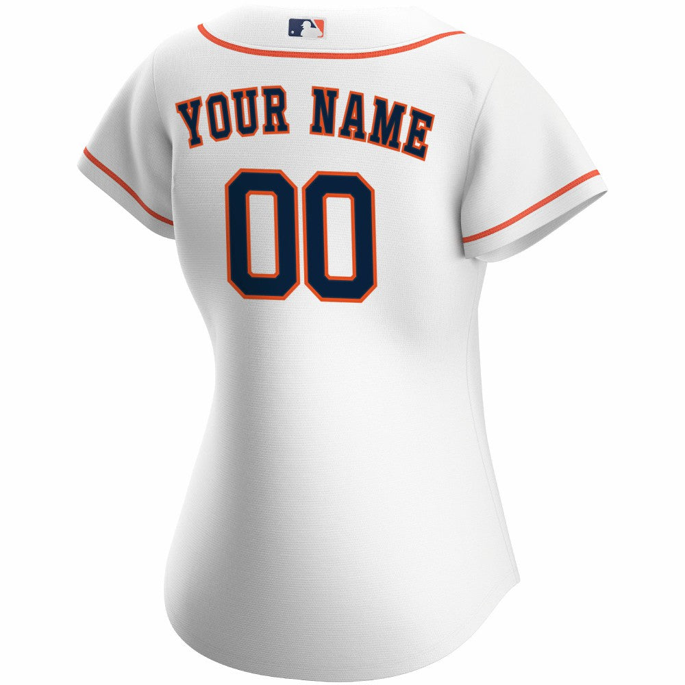 Houston Astros Women's Home Replica Custom Jersey White | Nike