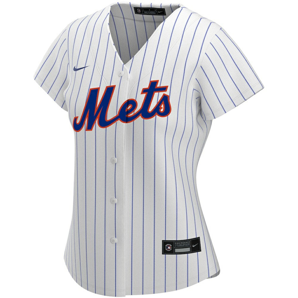 New York Mets Women's Home Replica Custom Jersey White | Nike