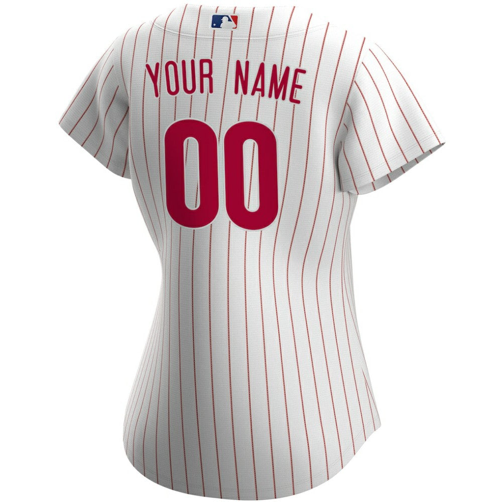 Philadelphia Phillies Women's Home Replica Custom Jersey White | Nike