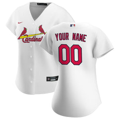 St. Louis Cardinals Women's Home Replica Custom Jersey White | Nike