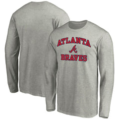 Atlanta Braves Heart & Soul Long Sleeve T-Shirt Gray