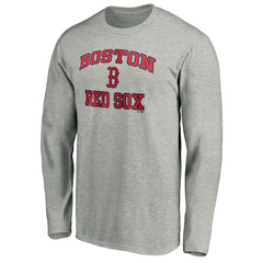 Boston Red Sox Heart & Soul Long Sleeve T-Shirt Gray
