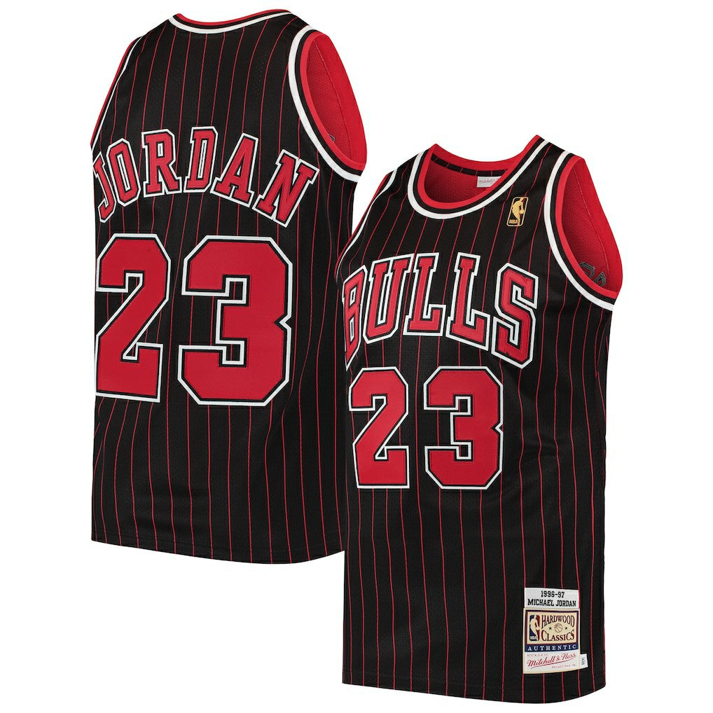 Michael Jordan Chicago Bulls 1996/97 Hardwood Classics Authentic Jersey sale - Black