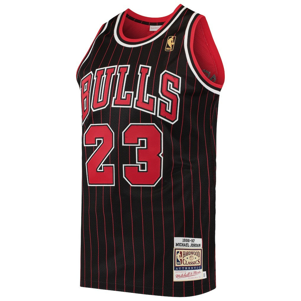 Michael Jordan Chicago Bulls 1996/97 Hardwood Classics Authentic Jersey sale - Black