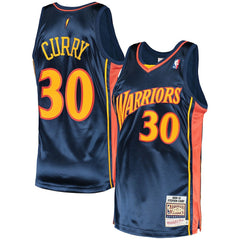 Stephen Curry Golden State Warriors 2009/10 Hardwood Classics Authentic Jersey sale - Navy