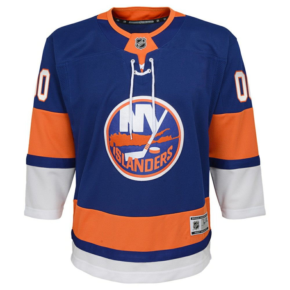 New York Islanders Youth Home Premier Custom Jersey Blue