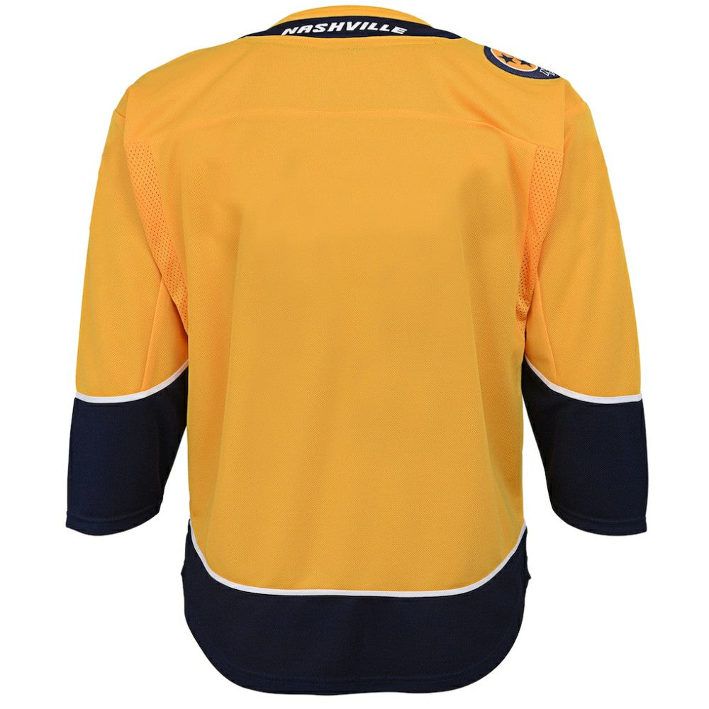 Nashville Predators Youth Home Premier Blank Jersey Yellow